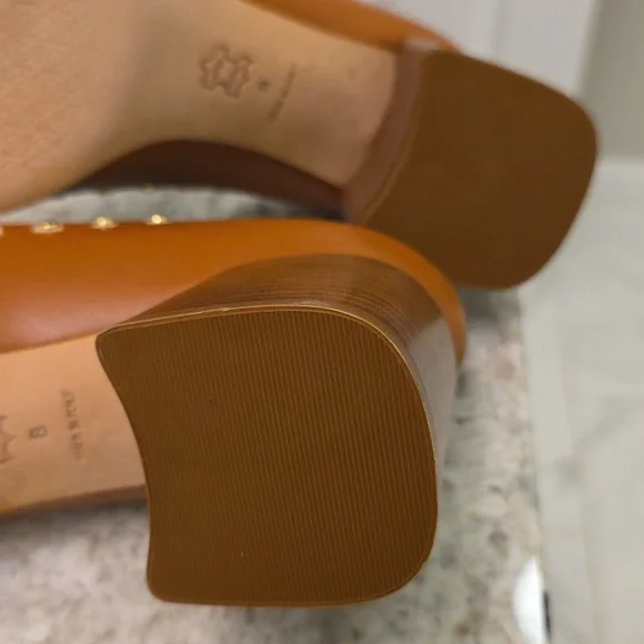 Tory Burch Brown Studded Loafers - Picture 6 of 6